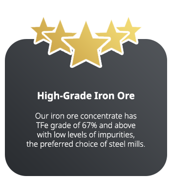 High Grade Iron Ore